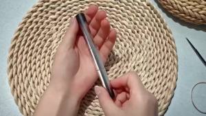 Iron Wand Mascara 2025 New 3D Curling Metal Wand Mascara 2-in-1 Double-ended Black Washable 3D Curling Eyelash with Brush for Natural Lengthening Slim Volume Building (1 Pcs)