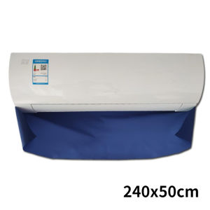 Air Conditioner Cleaning Air Conditioning Cover Anti-Dust Sleeve Protector Bag With Water Outlet For 1-2P/2.5-3P