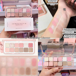 Bảng phấn mắt 12 ô xinh xắn nhiều tông màu Clio Pro Eye Palette Air 7.2g - Hàn Quốc