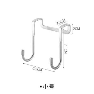 Double S Shape Hook Multi-Purpose Organizer Metal Heavy Duty Hanging Hanger Storage Racks Kitchen Bathroom Door Stainless Steel Hook