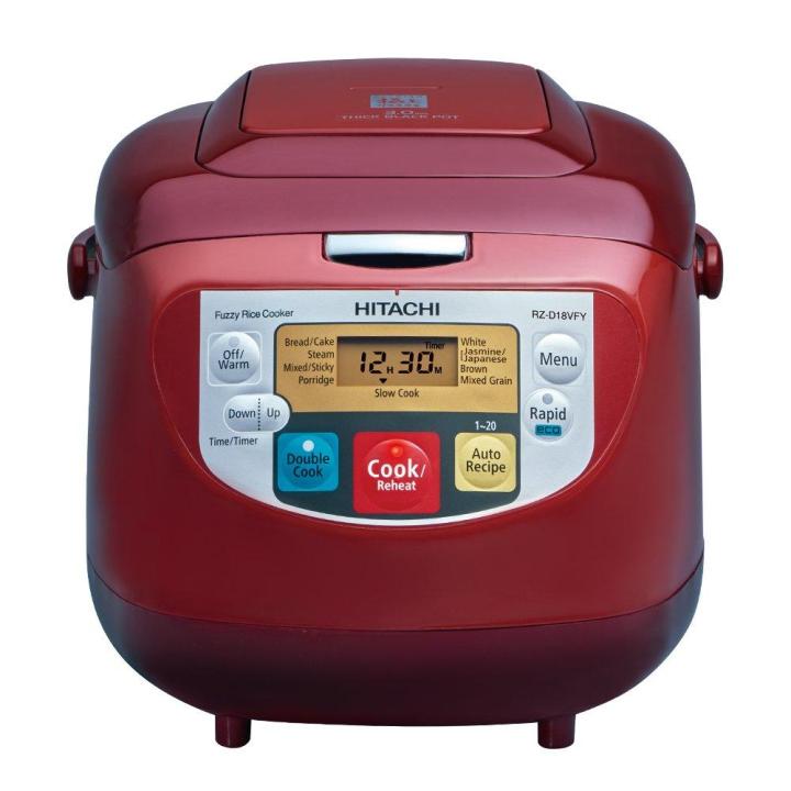 Hitachi Rice Cooker Digital RZ-D18 VFY - 1.8 Liter- Merah | Lazada