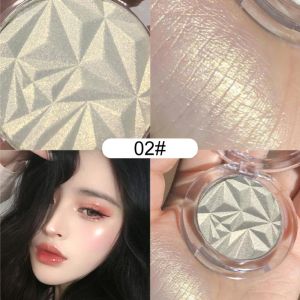 2 Colors Diamond Highlighter Flash High Gloss Powder Brighten Skin Pearl Highlighter Makeup Facial