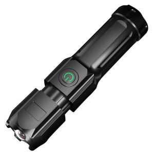 SENDA T6 hight lights Flashlight USB Rechargeable Handheld Super Bright Zoom Tactical LED Flashlight