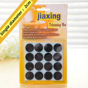 ZH422 Table Legs Non-slip Silent Rubber Feet Cushion Floor Protection Pad Round16PCS Thick Anti-skid Furniture Floor Mat