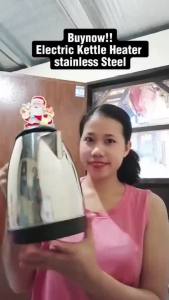 CQW Household Kettles Wireless Electric Kettle Heater Stainless Steel Electric Coffee Kettle