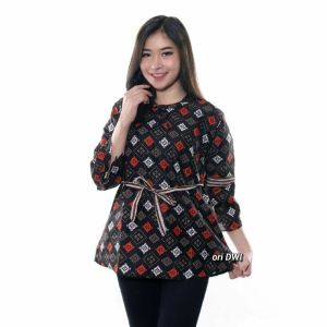 (BISA COD) BAYAR DITEMPAT Baju Batik Wanita Atasan Tunik Batik Pekalongan Murah Lengan Panjang Adem New Modern Seragam Pesta Resespsi Kantor Kerja Keren Tunik Batik Terbaru Tunik Batik Wanita Modern Tunik Batik Jumbo Tunik Batik Terlaris MIRAH BATIK
