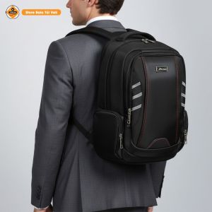 Balo Nam Cao Cấp Xbags DarkEagle XB 2008 - Balo Doanh Nhân Chống Nước Nhiều Ngăn Phom Đứng Sang Trọng Đi Làm Công Sở Công Tác