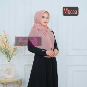 Hijab Curve Pollycotton/ Hijab Segi Empat Curve Jilbab Instan Segi Empat Curve Pollycotton Premium  Segiempat oval curve malay 115x115 Pollycotton Premium Hijab Curvey Malay Instan Double Hicon Premium