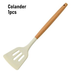 MUSCLEX 3Pcs/set Non-Stick Silicone Spoon Shovel Heat Resistant Cookware Kitchen Utensils Pancakes Frying Pan Cooking Turner Spatula