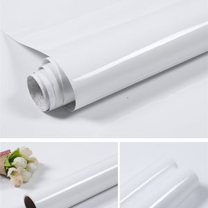 Wallpaper Dapur Anti Panas & Air | Stiker Dinding Glossy untuk Meja Makan Kayu