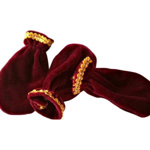 3Pcs Classical Piano Pedal Cover Velvet Dust Cover Soft Protective Cases for Each Kinds of Piano and Electric Piano