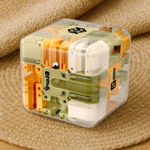 3D Maze Cube Educational Toy Kids Teaser Toys Birthday Party Favors Suitable Ages 3+ Accessory Color Random