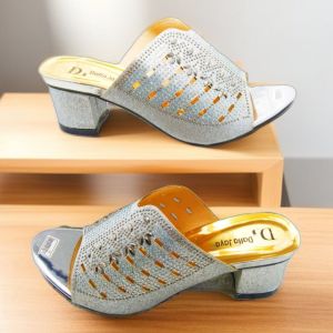 Sandal Cewe Terbaru Heel Payet 2024 COD/BAYAR DI TEMPAT