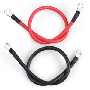 High Standard 35mm2 50mm2 Battery Cable PVC Wire 2AWG 1AWG M8 M10 Cable Lug use for UPS Battery Motor Vehicle Electric Car