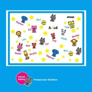 Local wholesaleMultiple patterns Placemats for Babies Disposable Waterproof Table Mat for Traveling Dinning Disposab