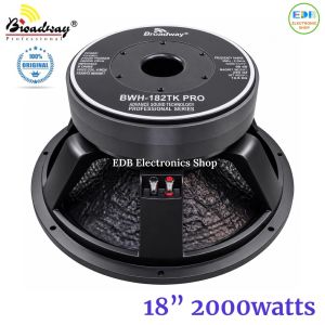 Broadway BWH-182TK PRO 18″ Speaker – 2000W 5″ Voice Coil Double Magnet 8inch 2000watts
