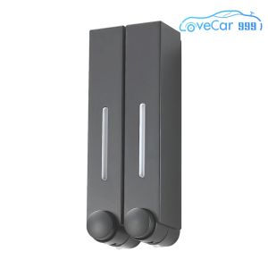 Simple Install Shower Soap Dispenser No Drill Wall-Mounted Bathroom Soap Holder with Transparent Container