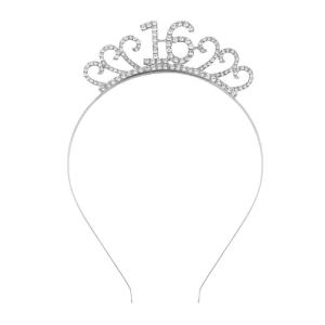 Luxurious Bright 16 Hair Hoop Heavy Duty Birthday Party Elegant Pageant Rhinestones Crystal Birthday Costume Headwear