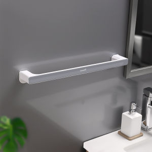 Singapore Ready Stock Self-adhesive Bathroom Towel Bar 3 Sizes Towel Hanger Holder Rack Shelf Shoes Holder Hanging Finishing Towel Rack