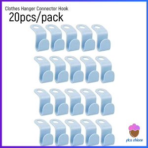First Chioce  ตะขอเก็บเสื้อผ้า 20 ชิ้น/แพ็ค ประหยัดพื้นที่ เพิ่มพื้นที่แขวนเสื้อในตู้เสื้อผ้า Clothes Hanger Connector Hook