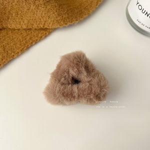Cat Ear Hair Clip 🎀 猫耳朵抓夹 Klip Rambut Bulu Lembut Comel Cute Plush Hair Pin Hair Accessories Fashion Woman