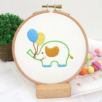 SG Cultivate patience DIY Cartoon Embroidery Kit Set for Beginners gift for kids