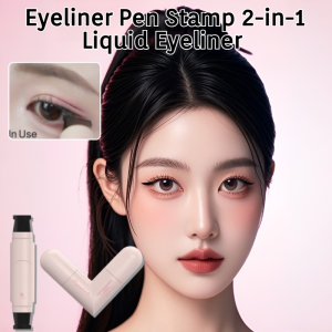 Quick Dry Eyeliner Liquid Pen Stamp Rotatable Waterproof Long-lasting Wingled Eyeliner