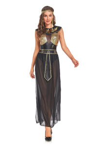 ชุดฮาโลวีนคลีโอพัตราฟาโรห์   ชุดคอสเพลย์ราชินี ชุดเทพธิดากรีก #