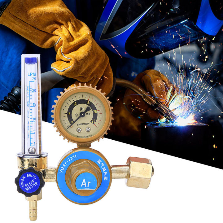 thumbnail image 2 of NGWELD Argon Gas Regulator With Flow Meter ARC ISO Certified For 2 of 12