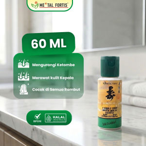 METAL FORTIS Shampo Metal 200 / 100 / 60 ML Anti Dandruff Long Life Shampoo Anti Ketombe MET Hijau