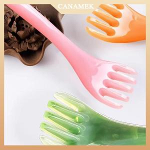 [CANAMEK] 1PC Scalp Gua Sha For Body Neck Leg Massage Head Massager Acupuncture Point Press Massage Tool