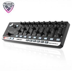 Muslady Btuty Portable Mini USB 9 Slim-Line Control MIDI Controller Keyboard Controller
