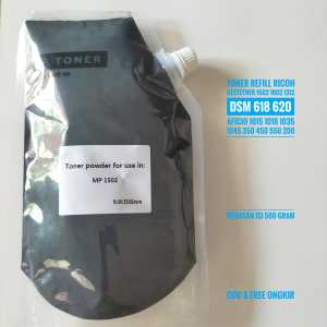 Toner Refill Ricoh Gestetner 1502 1802 1312 DSM 618 620 Aficio 1015 1018 1035 1045 350 450 550 200 500 gram