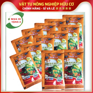 (Combo10 Tặng 2) Phân Bón Lá Cao Cấp ĐẠM CÁ TKS Giàu Đạm Giàu Axit Amin Giàu Vi Lượng - Gói 40ml