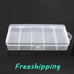 baoxue 5 Compartments Fishing Tackle Box Storage Case Fly Fishing Lure Spoon Hook Bait Case Boxes Fishing Accessories Tools