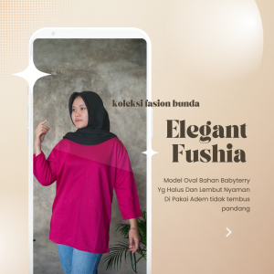 Promo Kaos Jumbo Wanita Lengan 3/4 Polos Tebal Terbaik Murah Diskon
