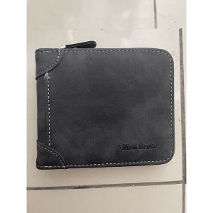 MENBENSE D5503 DOMPET LIPAT ZIPPER SLETING KULIT SINTETIS TEMPAT KOIN