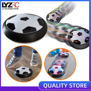 LYZRC LED Suspending Soccer Ball Air Cushion Floating Foam Football Toys Kids Gifts