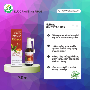 Xịt Họng Keo Ong Xuyên Tâm Liên