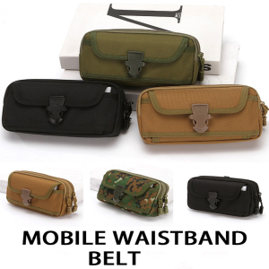 TTLIFE Molle Pouch Sports Belt Waist Pack Outdoor Wallet Purse Packet Utility EDC Bag for 6.5 Phone H-unting Bag
