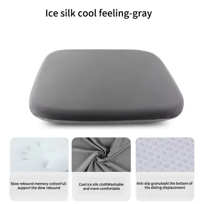[SG In stock]Ergonomic Memory Cotton Office Student Seat Cushion Hemorrhoid Cushion Prolonged Sitting God Tool
