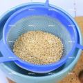 5pcs/set Multi-purpose kitchen fine mesh strainer,flour sieve/sifter,kitchen basket/colander,kitchenware,BINLU. 