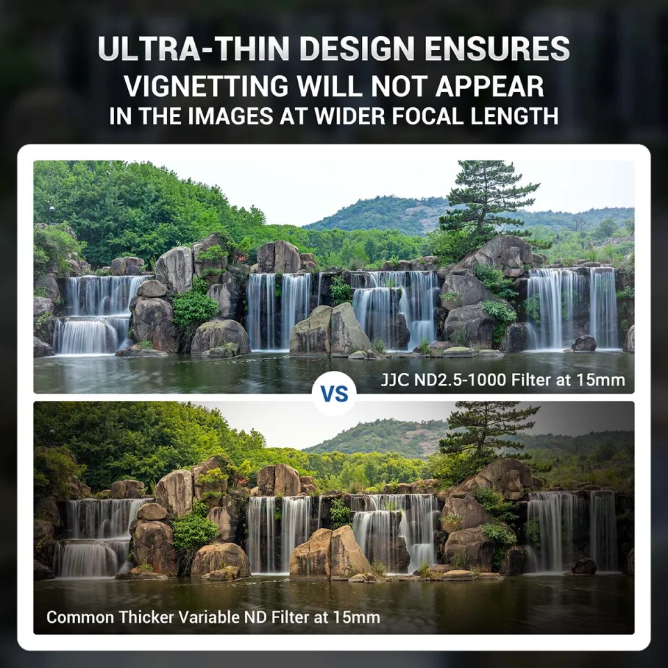 thumbnail image 2 of JJC 67mm Variable ND Filter F-ND – Neutral Density Lens For Canon 18-135mm & 70-200mm 2 of 5