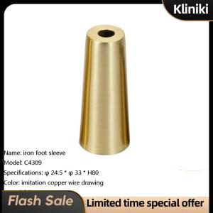 [Kliniki] Foot Solid Brushed Iron Table Chair Cylinder Cap Protect Decor Bottom Safe Pad