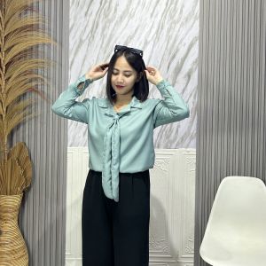 CRS - VOSELEE TOP SHAKILA ATASAN BLOUSE / ATASAN WANITA DASI VARIASI -PN"