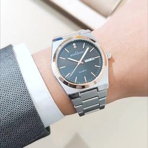 G7 New Dual Calendar Mens Watch High-end Feel Wholesale Stainless Steel Live Broadcast Luminous Cross-border Mens Watch 7/7