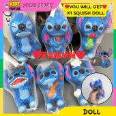 (READY STOCK) Cute Stitch Tricky Pinch Toy Stress Relieve Soft Doll Creative Gift可爱史迪奇捏捏乐减压玩具公仔hadiah mainan comel budak