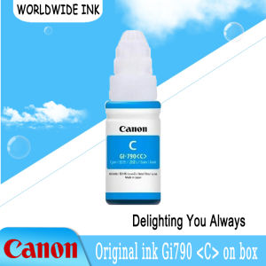 หมึกปริ้น canon หมึกเติมแท้ GI-790 BK C M Y Nobox แคนนอน ink หมึกอิงค์เจ็ท ใช้กับ Canon G Series ทุกรุ่น โหมดพิมพ์สีG1000/2000/3000/4000/1010/2010/3010/40​10 Canon หมึกปริ้นเตอร์ GI-790 แท้100%
