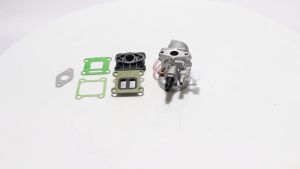Kail 47cc 49cc Pocket Bike Carburetor Air Filter Kit With Reed Valve Mainfold For 2 Stroke Kids MotoDirt Bike Quad ATV Go Kart K6R8Z