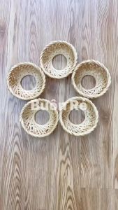 Set Mẹt Tre Đan Thủ Công Bày Mâm Lễ Hoa Quả Bánh Kẹo - Set Mẹt Decor Mâm Cỗ Cúng Lễ Nhân Dịp Trung Thu Lễ Tết ANGIHOME
